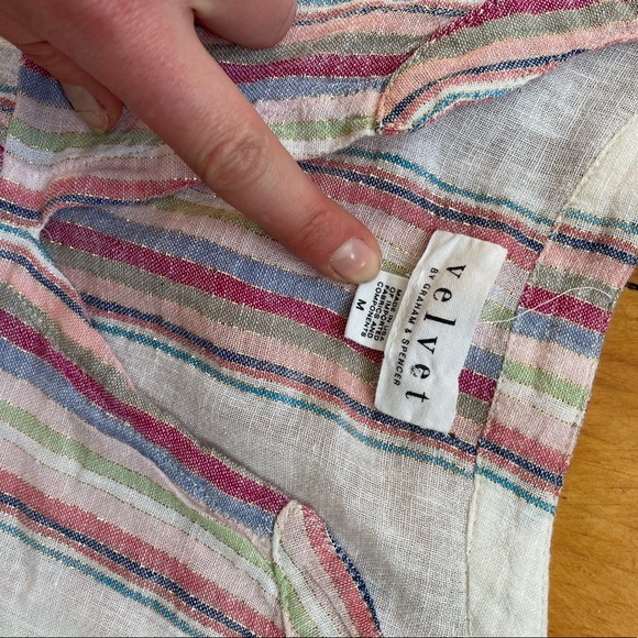 Velvet by G&S Spring Boho Cotton Top - Picture 3 of 6